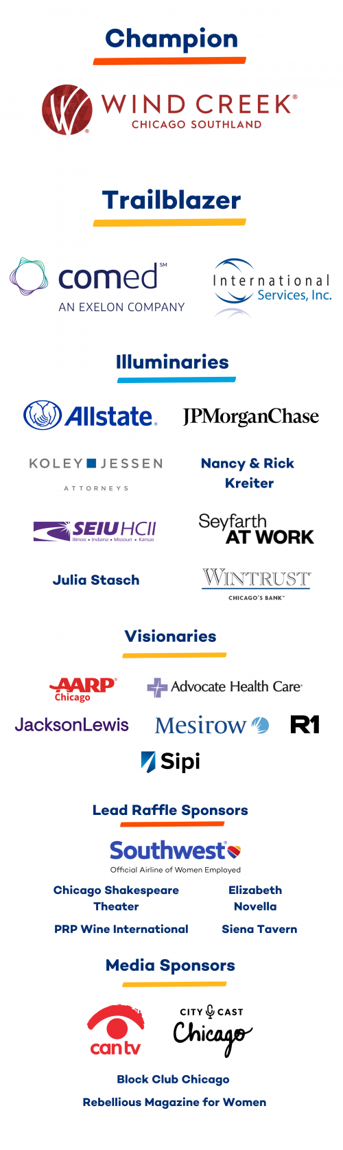 TWL52, 5.8.25 The Working Lunch 2025 Sponsors